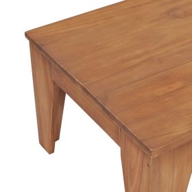 vidaXL Mesa de centro 120x60x40 cm madeira de teca maciÃ§a