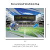 [Personalization Only] Official NFL Lions - 62" x 84" Personalized Washable Rug