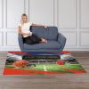 [Personalization Only] Official NFL Browns - 62" x 84" Personalized Washable Rug