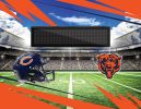 [Personalization Only] Official NFL Bears - 62" x 84" Personalized Washable Rug