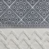 Cotton Printed Curtain Panel with Chenille detail and Lining(Only 1 Pc Panel)