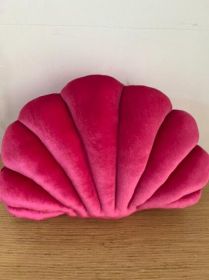Simulation Shell Pillow Cushion Doll Nap Pillow (Option: Rose Red-M)
